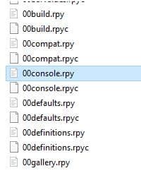 how to use unren|How to enable Developer Console For Ren’Py games .